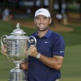 Scottie Scheffler a remporté dimanche son 3e Majeur KEYSTONE/EPA/ERIK S. LESSER
